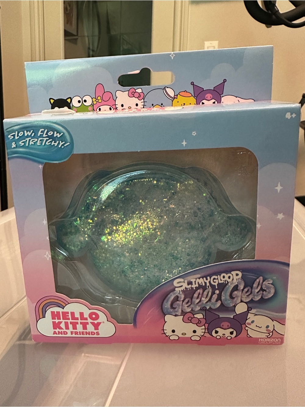 Hello Kitty Kids Slime Gelli Gels - Sparkling Blue